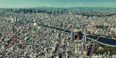 Tokyo şehir manzarası