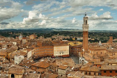 Siena bell tower clipart