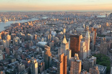 New York şehrinin silüeti