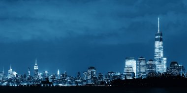 New York şehrinin silüeti