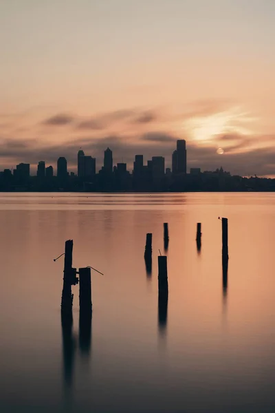 Seattle şehir manzarası — Stok fotoğraf