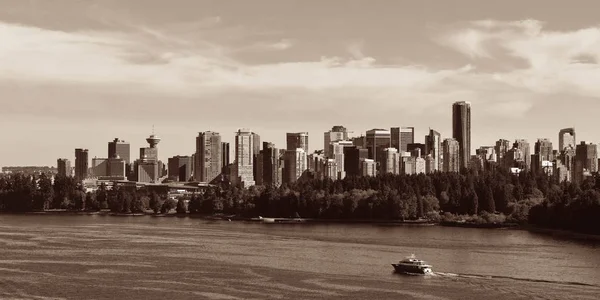 Skyline van de stad van Vancouver — Stockfoto