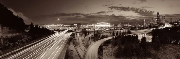 Seattle şehir manzarası — Stok fotoğraf