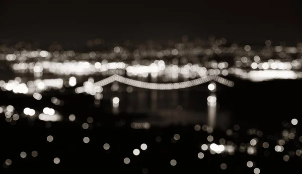 夜のバンクーバー市 — ストック写真