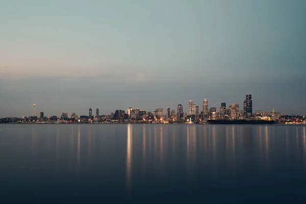 Panorama města Seattle — Stock fotografie