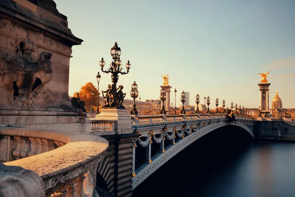 River Seine Blick auf Paris — Stockfoto