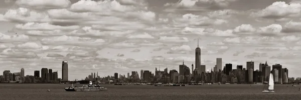 Centrum panorama Manhattanu — Stock fotografie