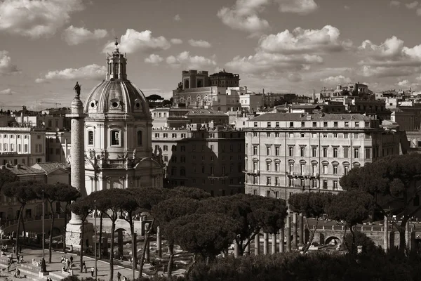 Zobacz panoramę Rome — Zdjęcie stockowe