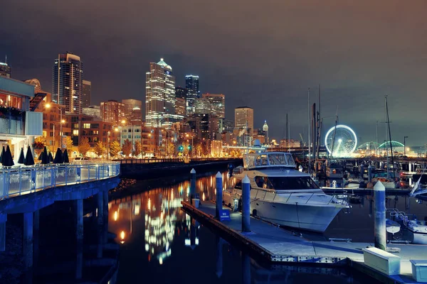 Skyline di Seattle città — Foto Stock