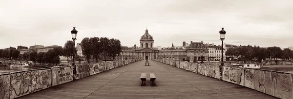 River Seine Blick auf Paris — Stockfoto