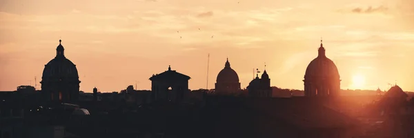 Vista del horizonte de Roma — Foto de Stock