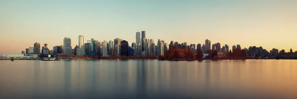 Ванкувер Сіті горизонт — стокове фото