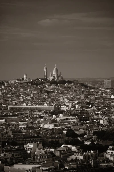 Paris rooftop vy — Stockfoto