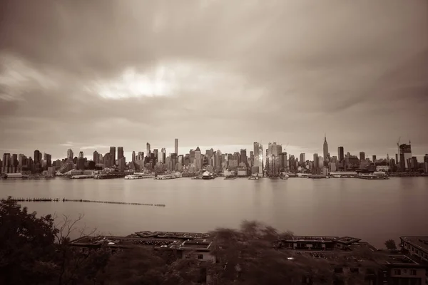 Manhattan midtown skyline — Stockfoto