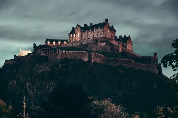 Edinburgh castle panorama — Stock Photo, Image