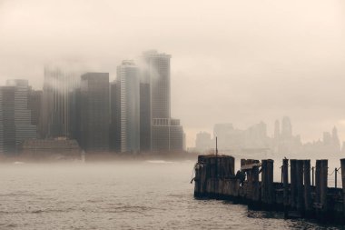 New York'un şehir sis