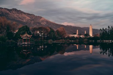 dali eski şehirdeki antik pagoda
