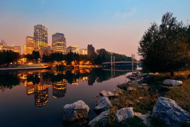 Calgary prensin Adası'nda gece