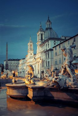 Roma 'da Navona Meydanı