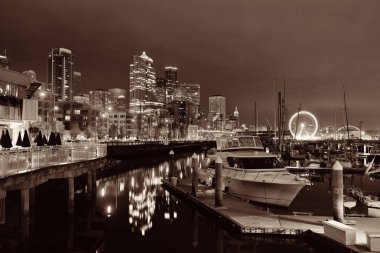 Seattle Waterfront geceleri