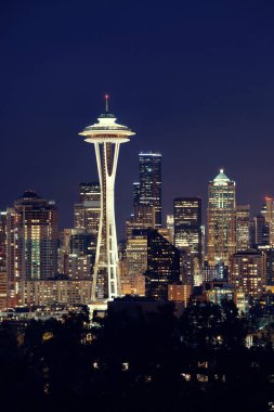 Seattle Şehri, Gece Skyline