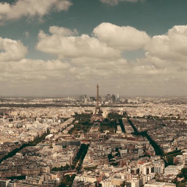 Paris çatı görünümü Panoraması
