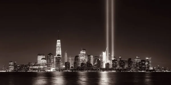 Ciudad de Nueva York horizonte del centro — Foto de Stock