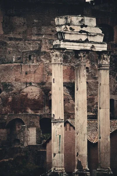 Foro di Roma con rovine — Foto Stock