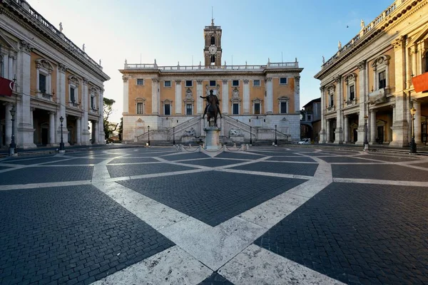 Piazza del Campidoglio en Roma — Foto de Stock