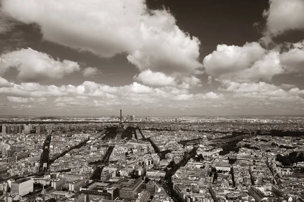 Paris çatı görünümü Panoraması — Stok fotoğraf