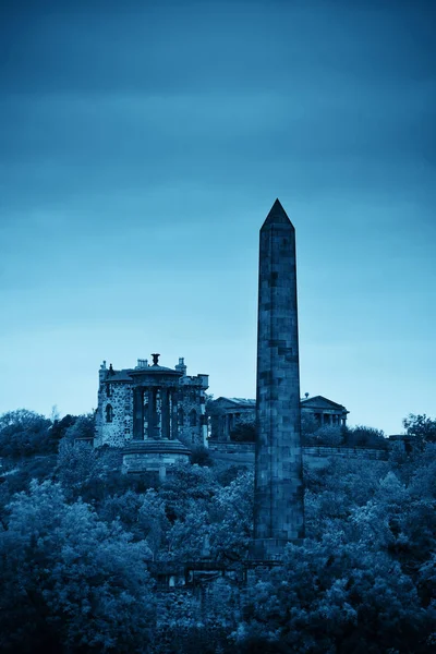 Calton hill em edinburgh — Fotografia de Stock