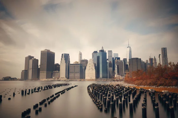 Baixa Manhattan skyline — Fotografia de Stock