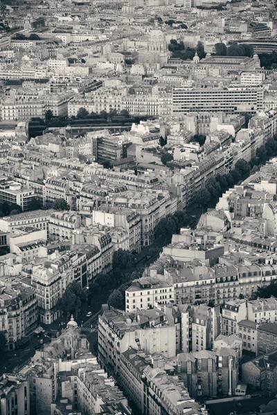 De straten van de stad Parijs bekijken — Stockfoto