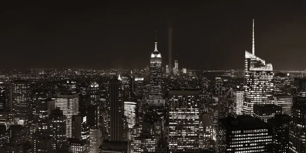 New York City 's nachts — Stockfoto