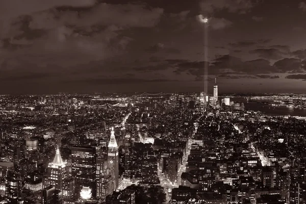 Нью - Йорк у центрі хмарочосу — стокове фото