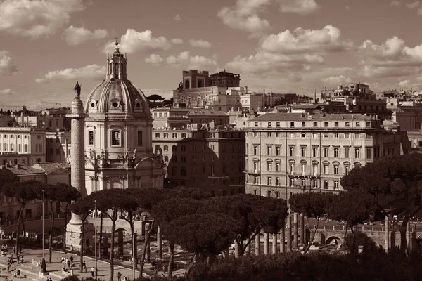 Rome vue sur le toit — Photo