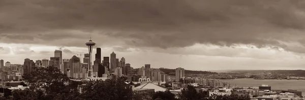 Space Needle och Seattle downtown — Stockfoto