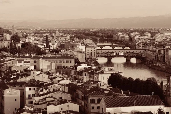 Florence panorama pohled — Stock fotografie