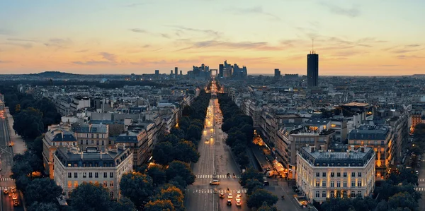 Vista para o telhado de Paris — Fotografia de Stock