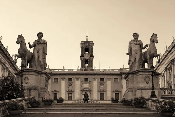 Piazza del Campidoglio v Římě — Stock fotografie