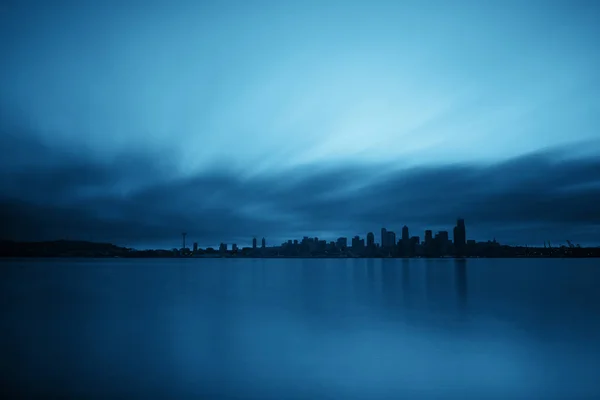 Zobacz panoramę miasta Seattle — Zdjęcie stockowe
