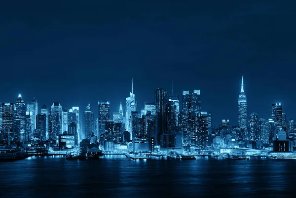 Midtown skyline over Hudson River