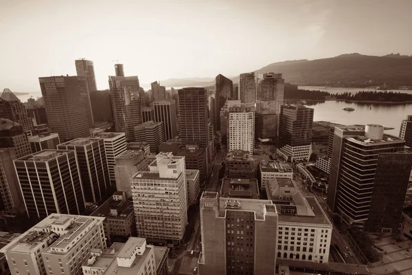 Vancouver rooftop vy — Stockfoto