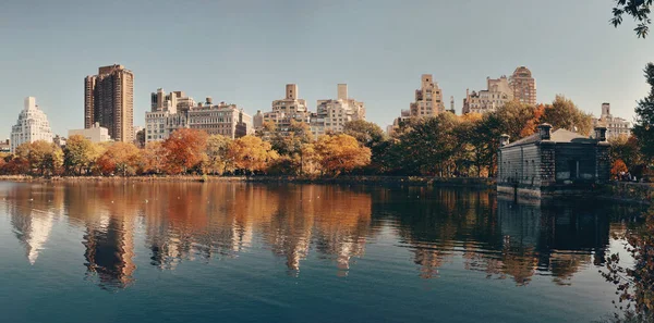 Central Park jesienią, Nowy Jork — Zdjęcie stockowe