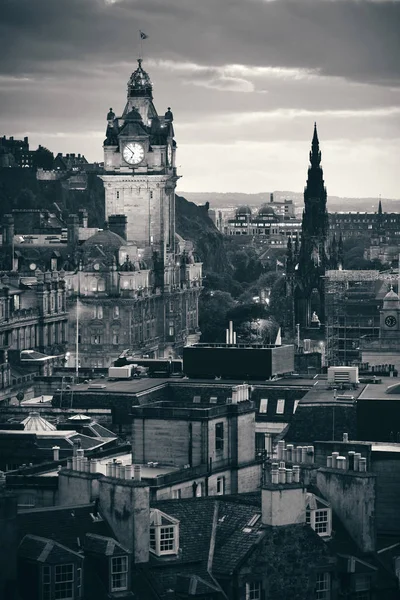 Edinburgh city view bei Nacht — Stockfoto