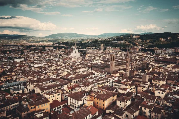 Florence Panorama view střešní — Stock fotografie