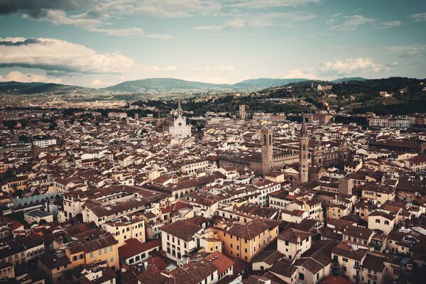 Florence skyline view rooftop