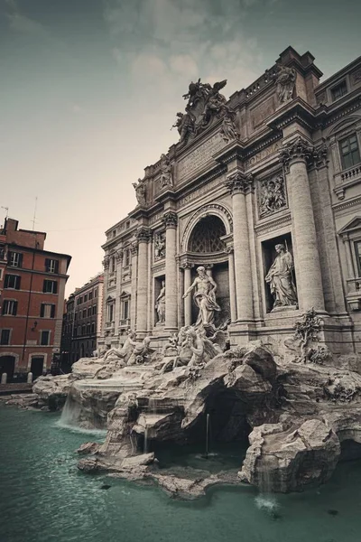 Fontänen Trevi i Rom — Stockfoto