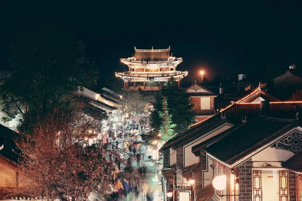 Dali Town at night — Stock Photo, Image