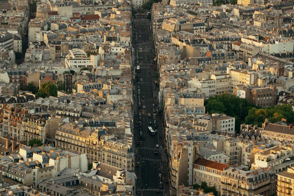 Strade della città di Parigi — Foto Stock